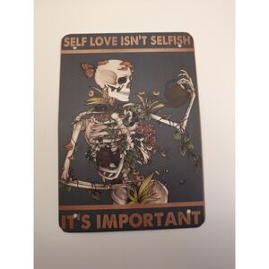 Self Love Isn't Selfish It's Important Vintage Decor Steel‎ Sign 5.5 X 8